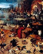 Hieronymus Bosch The Temptation of Saint Anthony. USA oil painting artist